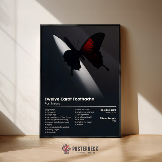 Post Malone 'Twelve Carat Toothache' Album Poster