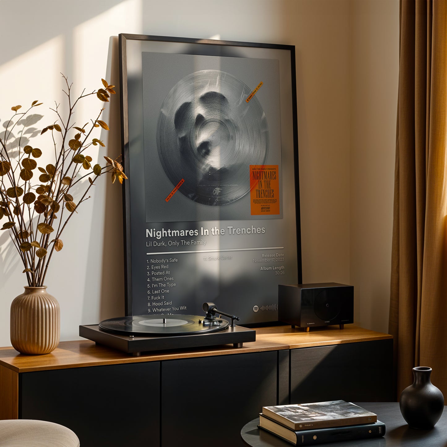 Lil Durk 'Nightmares In The Trenches' Album Poster