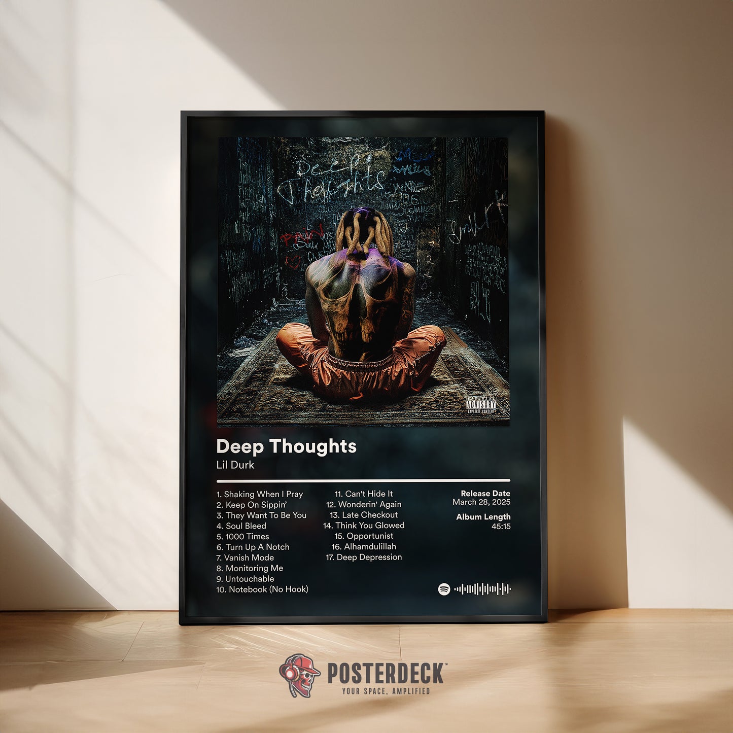 Lil Durk 'Deep Thoughts' Album Poster