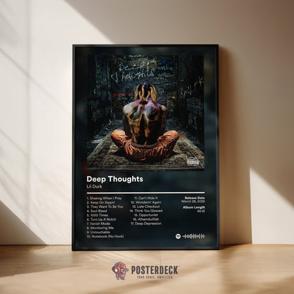 Lil Durk 'Deep Thoughts' Album Poster