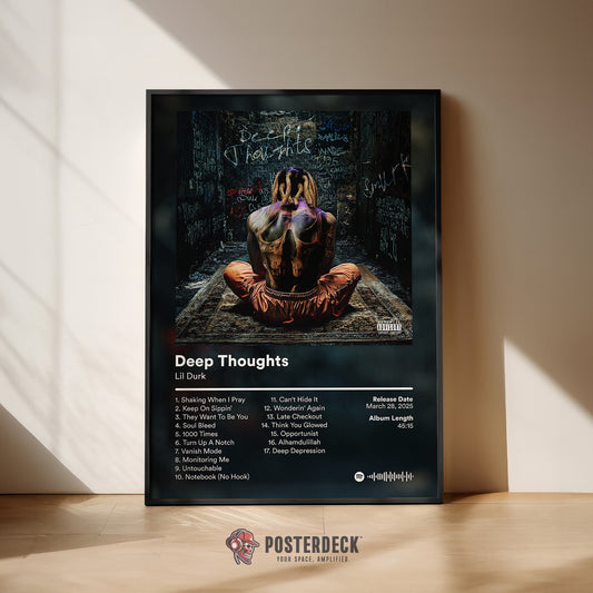 Lil Durk 'Deep Thoughts' Album Poster