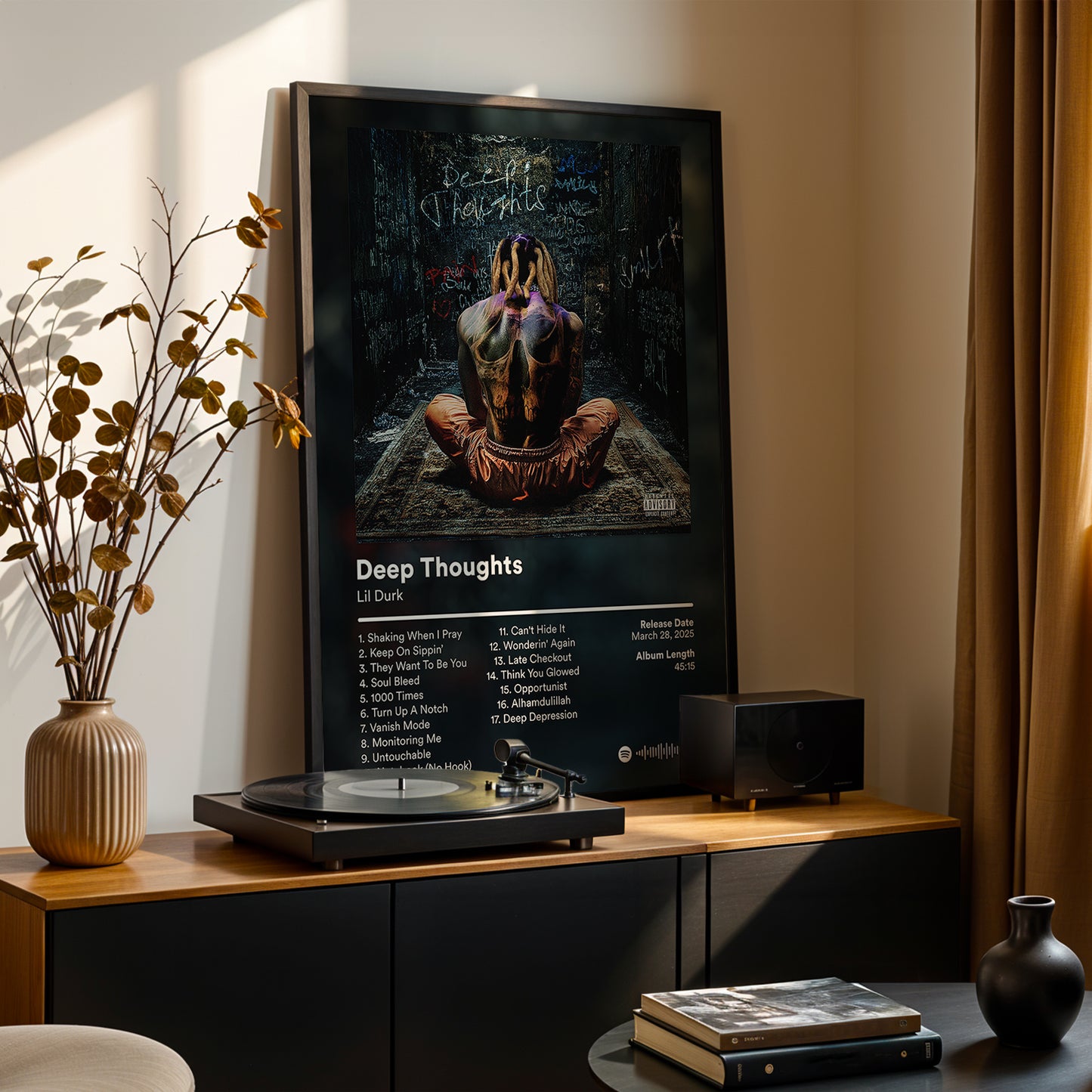 Lil Durk 'Deep Thoughts' Album Poster