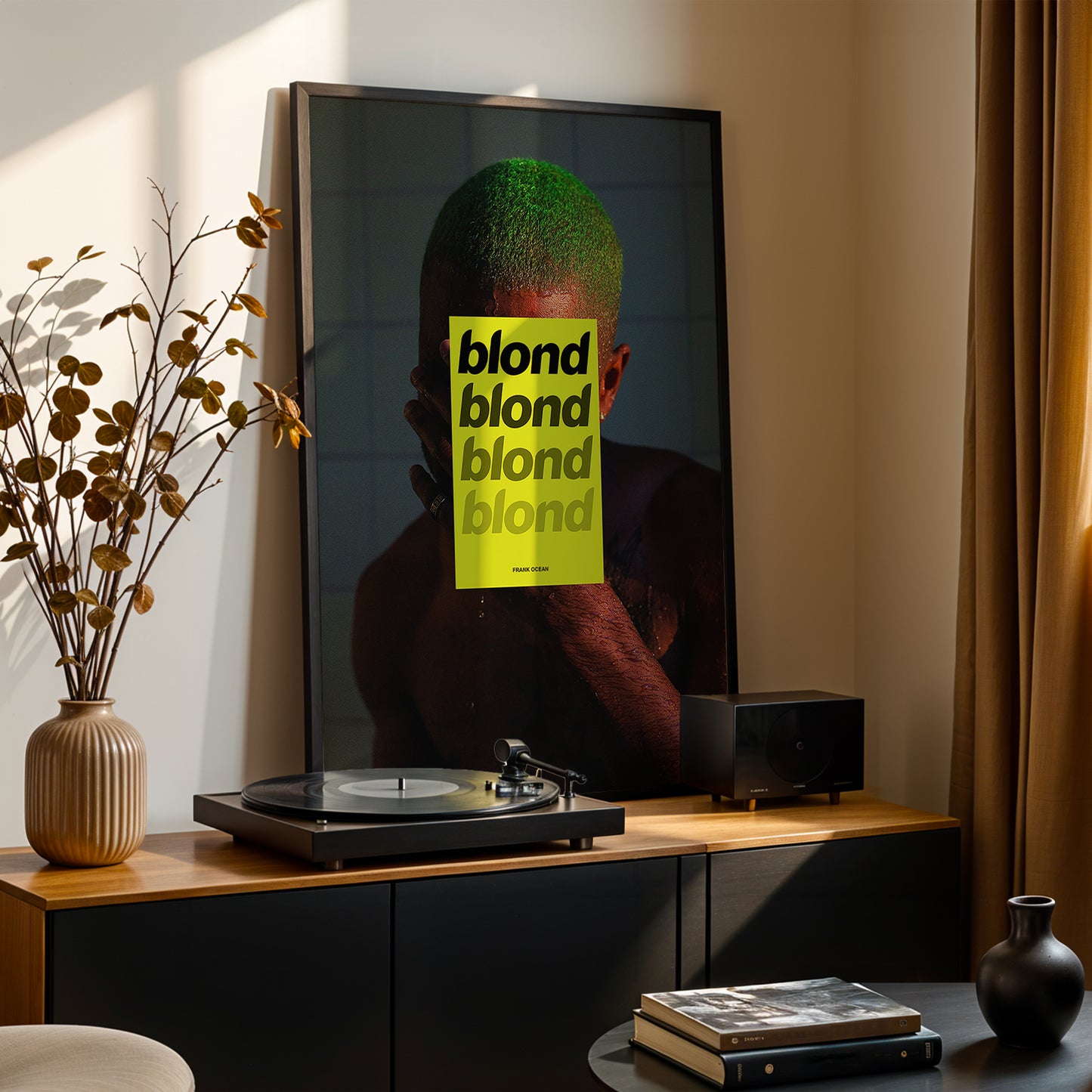 Frank Ocean 'BLONDE' (Yellow Overlay) Poster