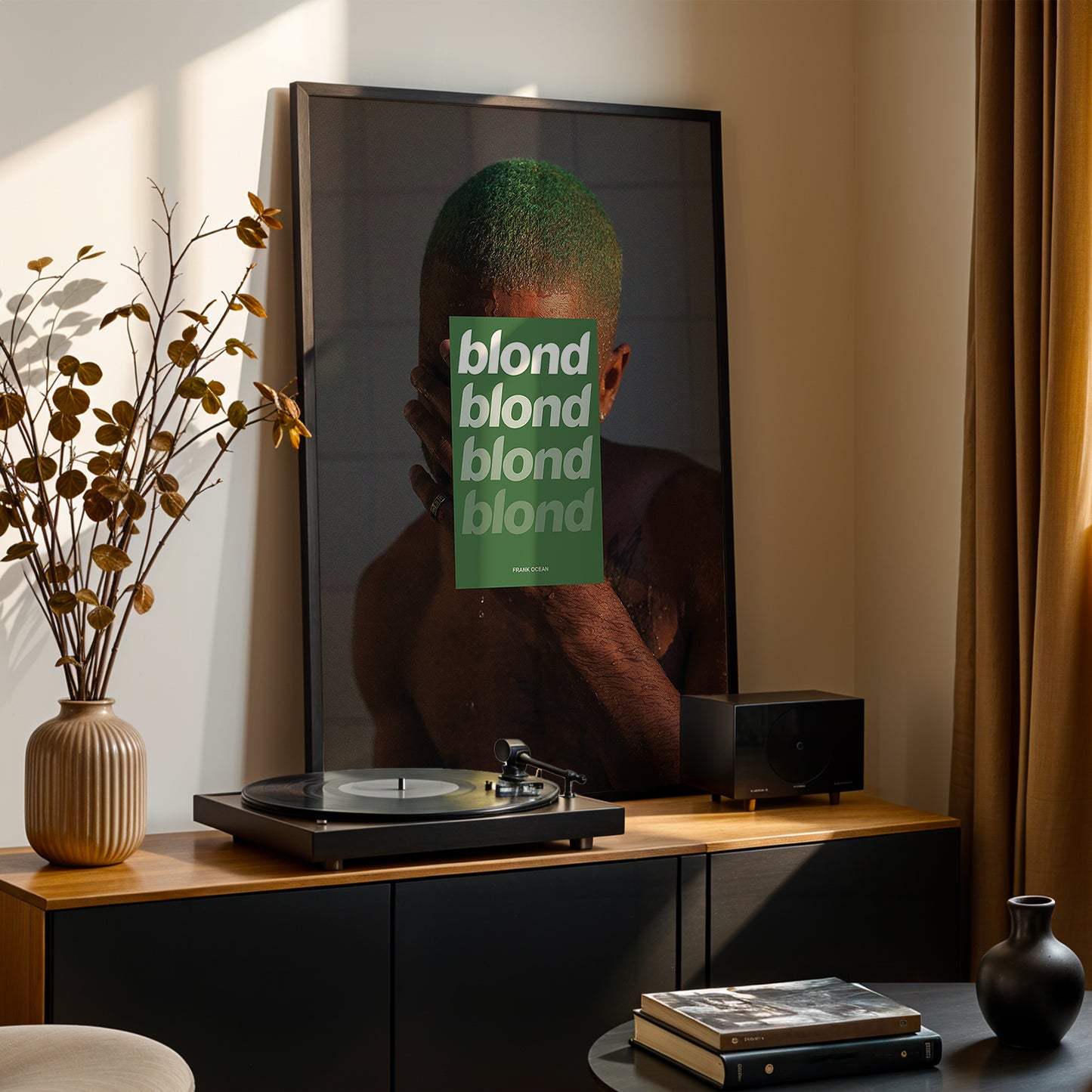 Frank Ocean 'BLONDE' (Green Overlay) Poster