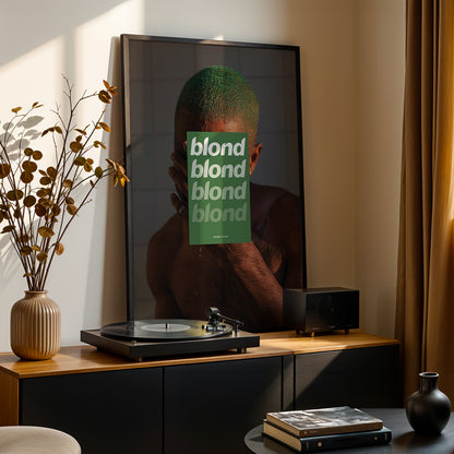 Frank Ocean 'BLONDE' (Green Overlay) Poster