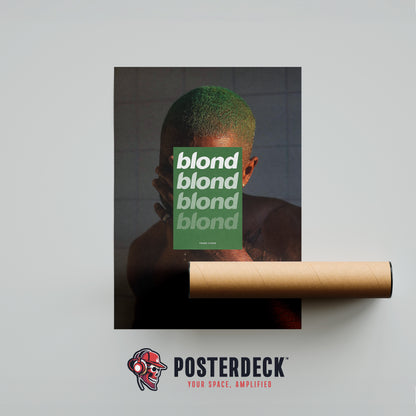 Frank Ocean 'BLONDE' (Green Overlay) Poster