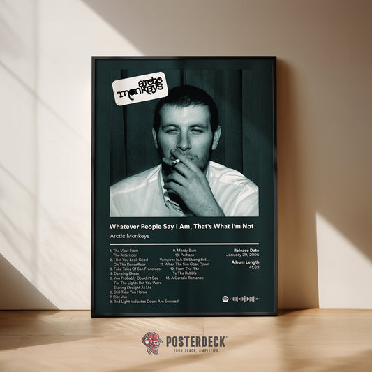 Arctic Monkeys 'Whatever People Say I Am, That's What I'm Not' Album Poster