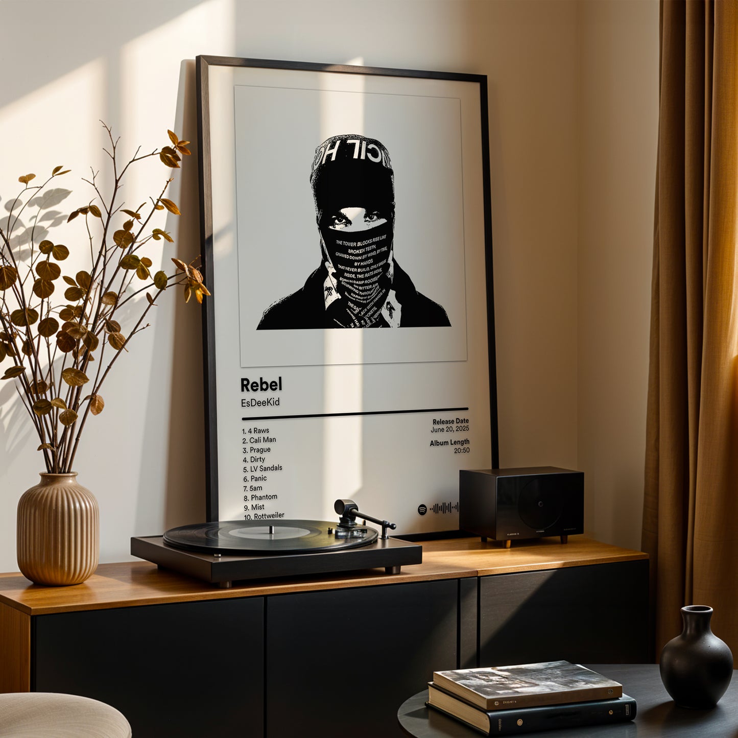 EsDeeKid 'Rebel' Album Poster