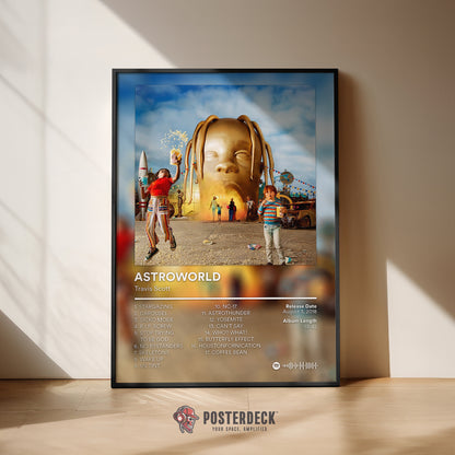 Travis Scott 'ASTROWORLD' (Day Version) Album Poster