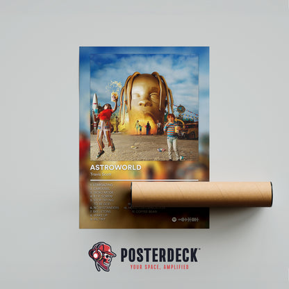 Travis Scott 'ASTROWORLD' (Day Version) Album Poster