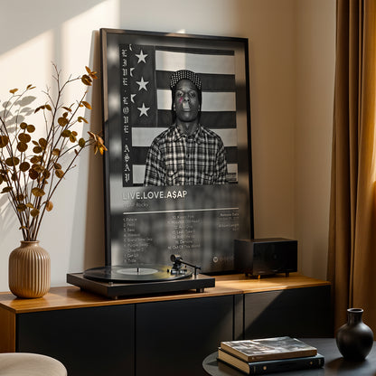 ASAP Rocky 'LIVE.LOVE.A$AP' Album Poster