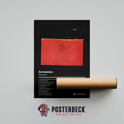 Radiohead 'Amnesiac' Album Poster