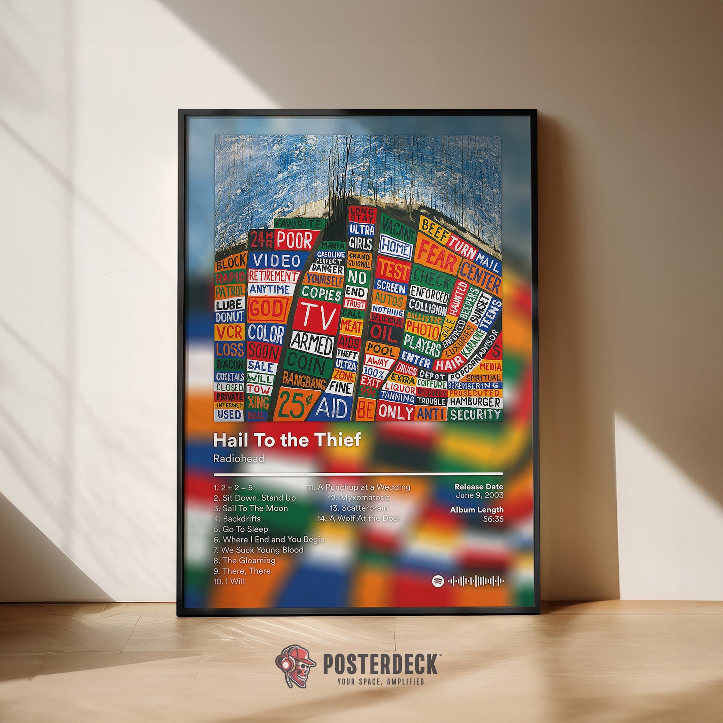 Radiohead 'Hail To The Thief' Album Poster