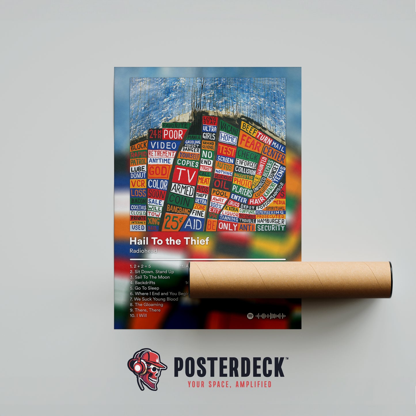 Radiohead 'Hail To The Thief' Album Poster