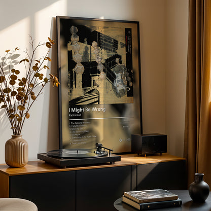 Radiohead 'I Might Be Wrong' Album Poster