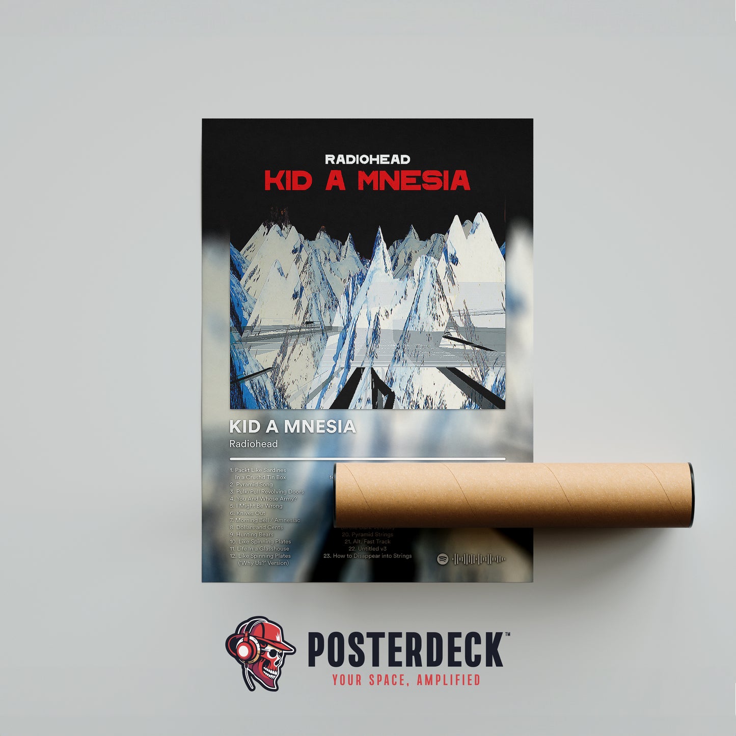 Radiohead 'KID A MNESIA' Album Poster