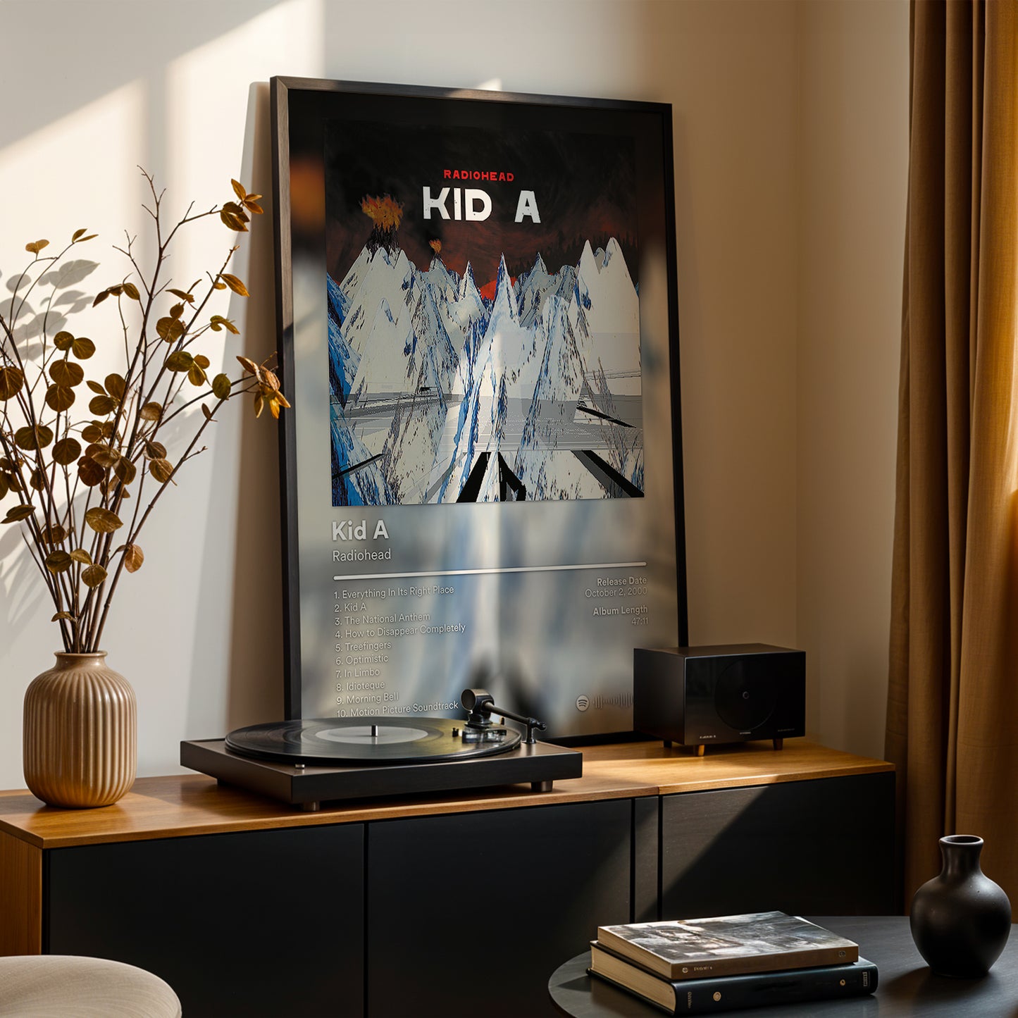 Radiohead 'Kid A' Album Poster
