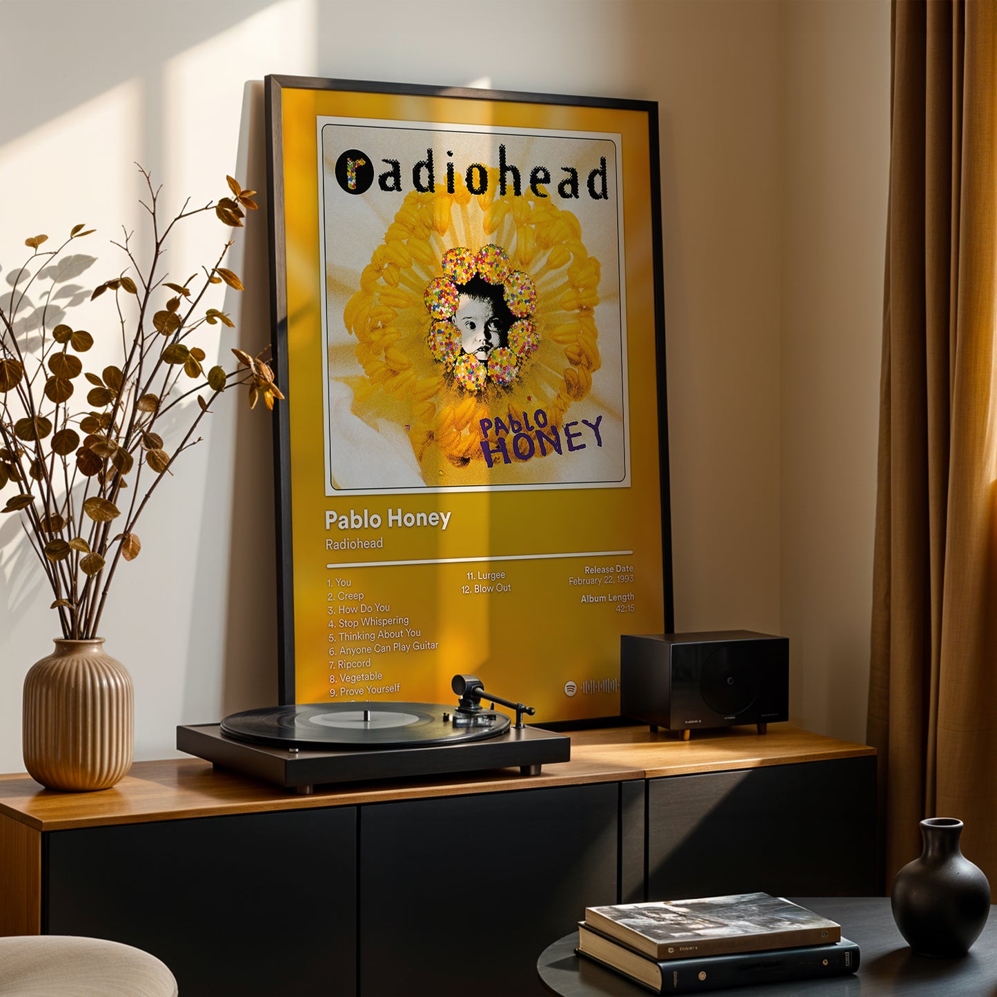Radiohead 'Pablo Honey' Album Poster