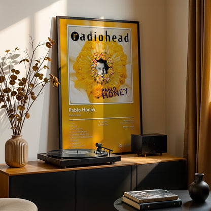 Radiohead 'Pablo Honey' Album Poster