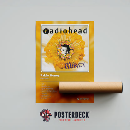Radiohead 'Pablo Honey' Album Poster