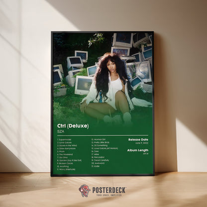 SZA 'Ctrl (Deluxe)' Album Poster