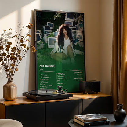 SZA 'Ctrl (Deluxe)' Album Poster