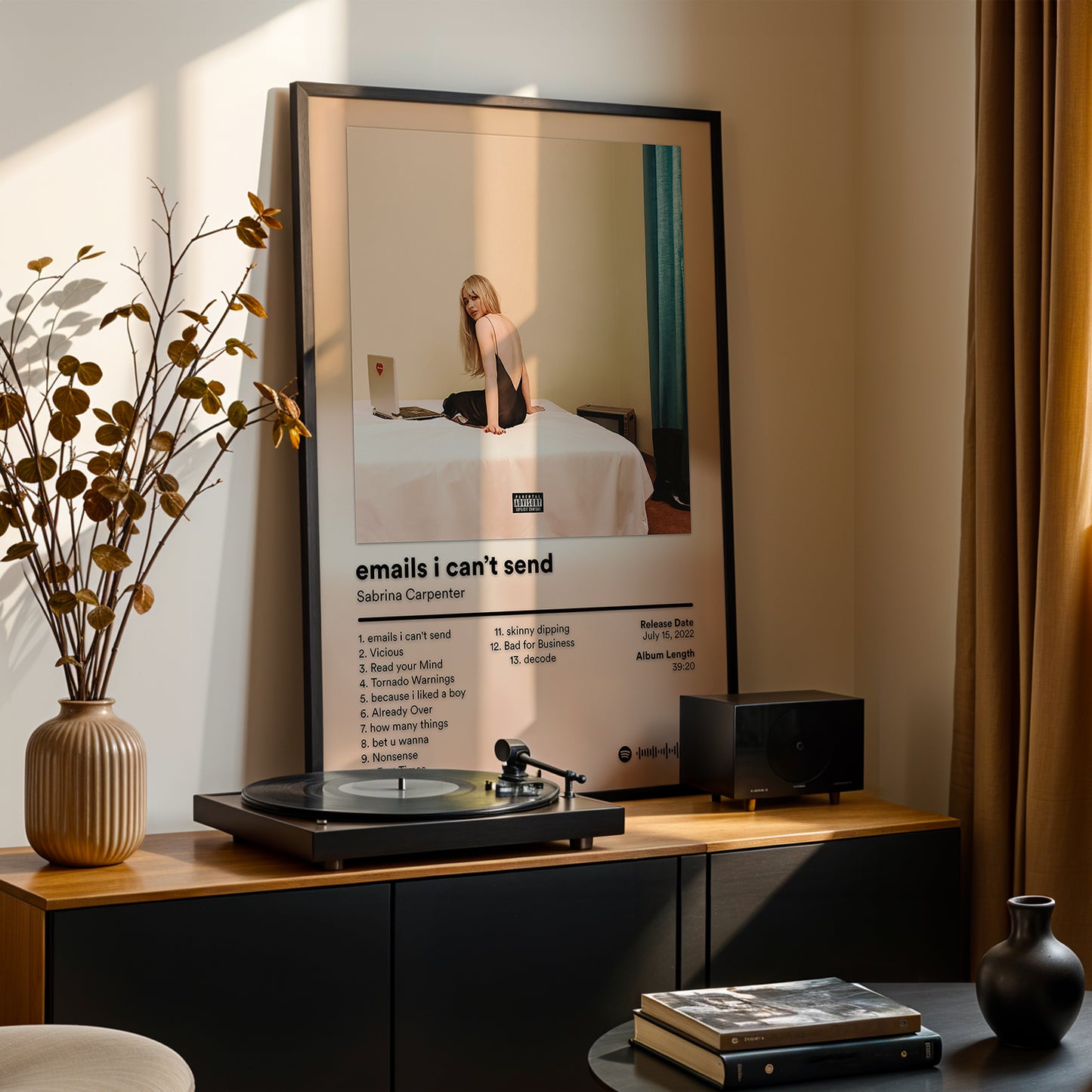 Sabrina Carpenter 'Emails I Can't Send' Album Poster