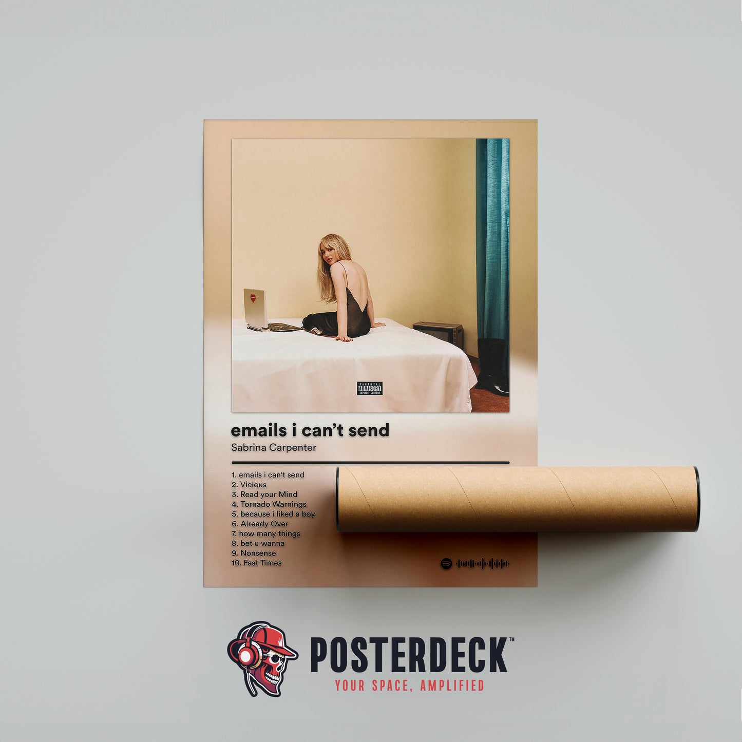 Sabrina Carpenter 'Emails I Can't Send' Album Poster