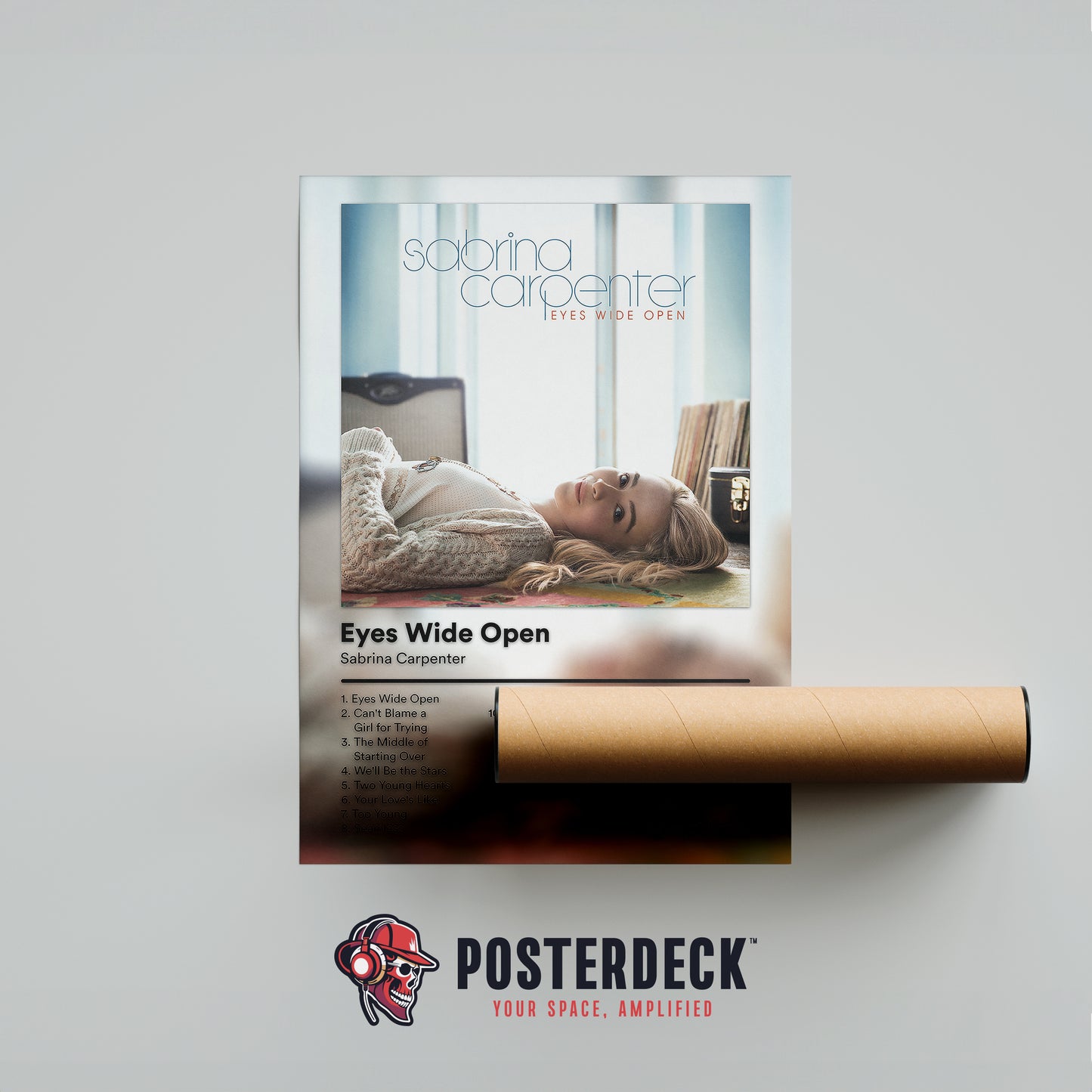 Sabrina Carpenter 'Eyes Wide Open' Album Poster