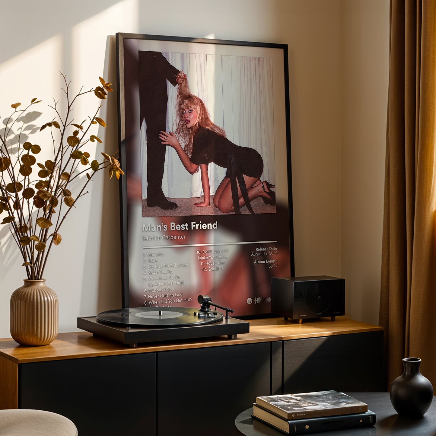 Sabrina Carpenter 'Man's Best Friend' Album Poster