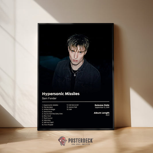 Sam Fender 'Hypersonic Missiles' Album Poster