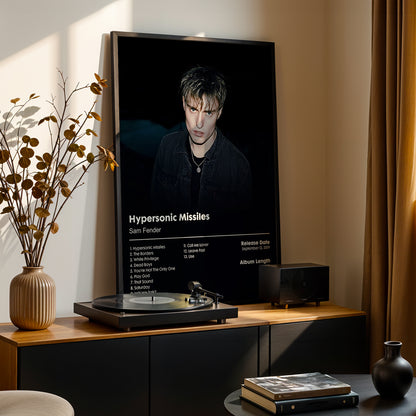 Sam Fender 'Hypersonic Missiles' Album Poster