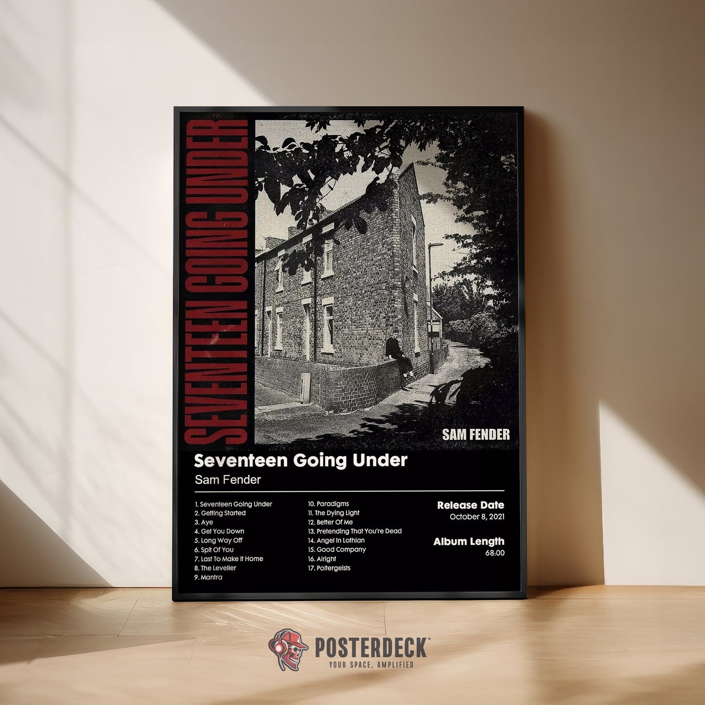 Sam Fender 'Seventeen Going Under' Album Poster