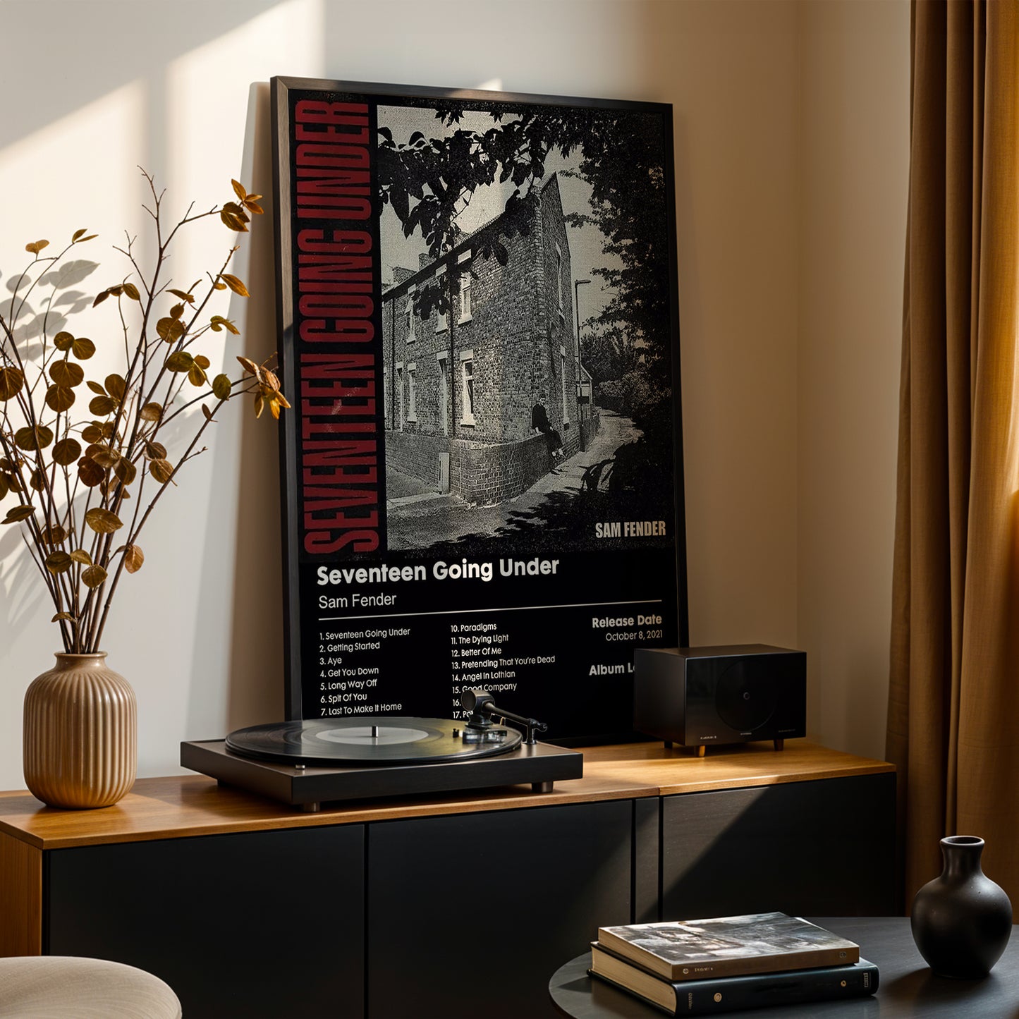 Sam Fender 'Seventeen Going Under' Album Poster