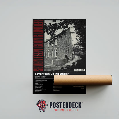 Sam Fender 'Seventeen Going Under' Album Poster