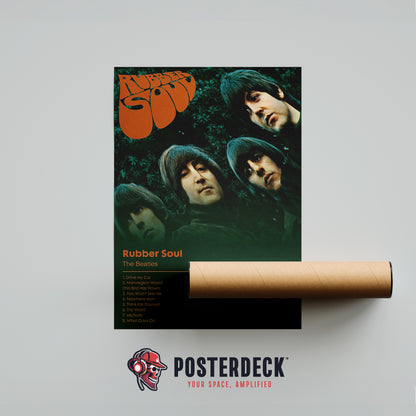 The Beatles 'Rubber Soul' Album Poster