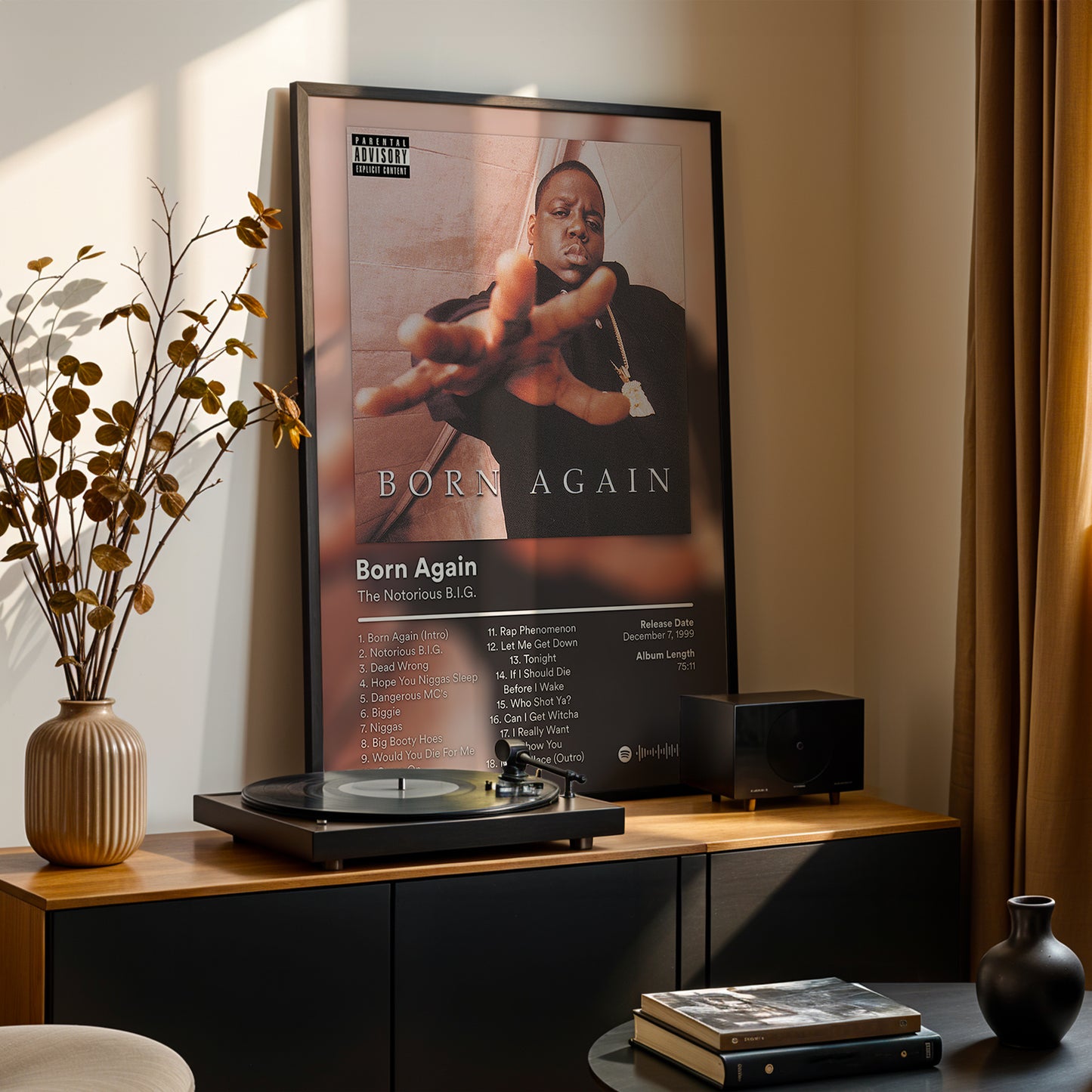 The Notorious B.I.G 'Born Again' Album Poster