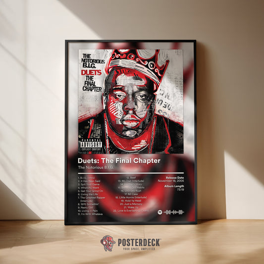 The Notorious B.I.G 'Duets The Final Chapter' Album Poster
