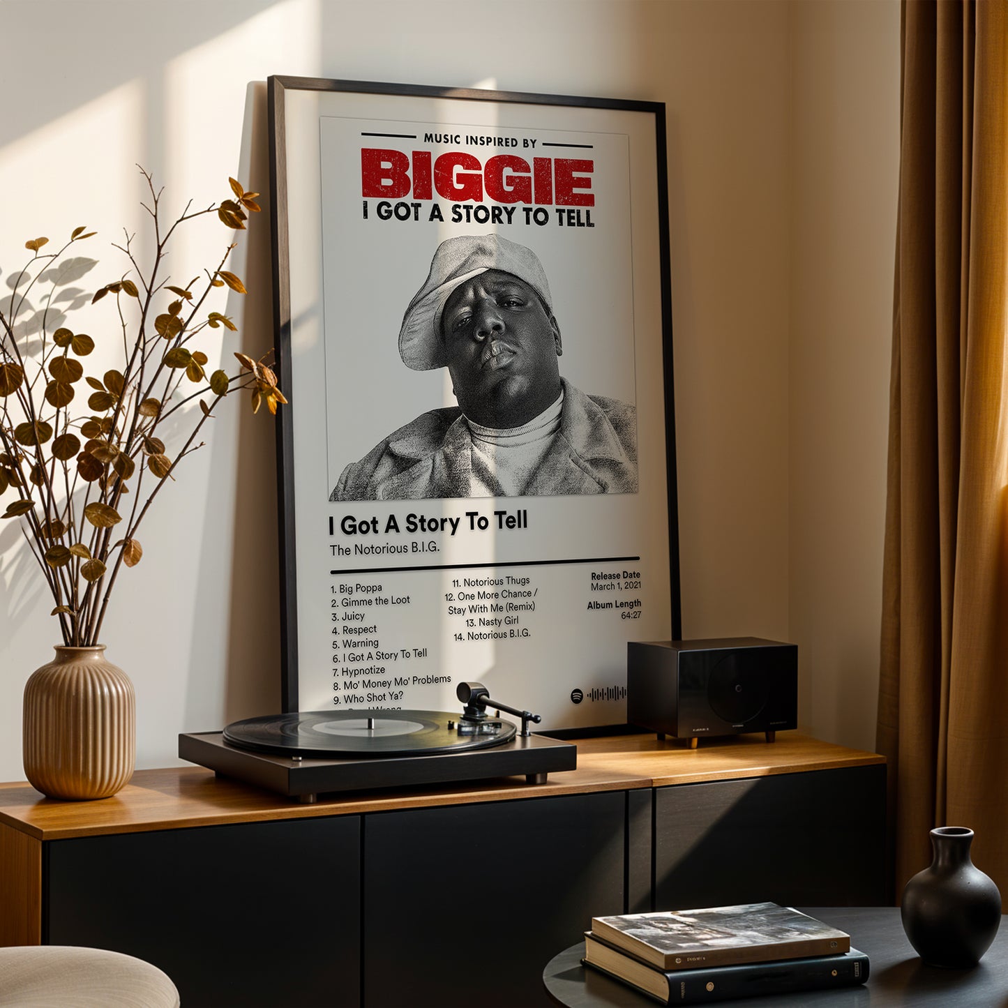 The Notorious B.I.G 'I Got A Story To Tell' Album Poster