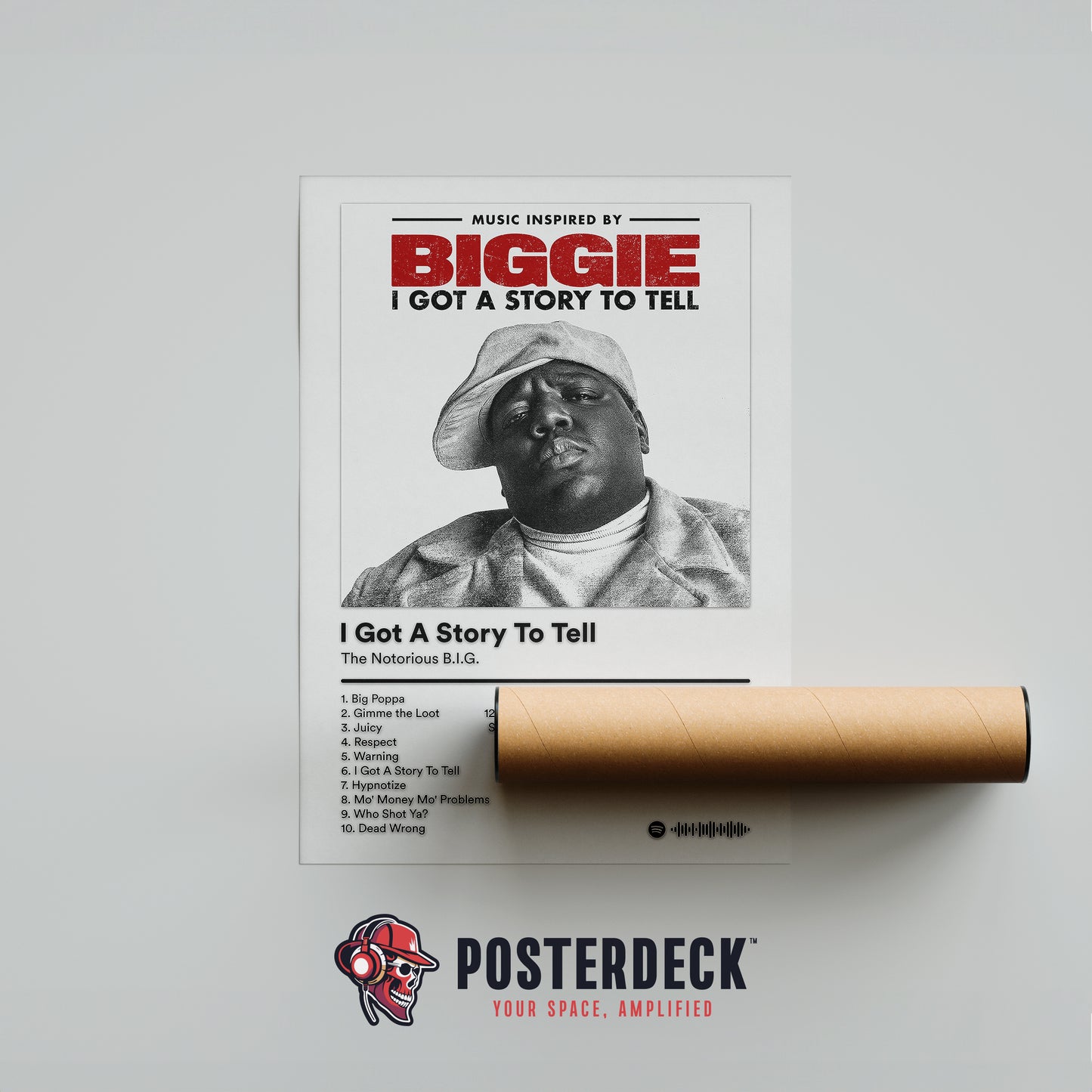 The Notorious B.I.G 'I Got A Story To Tell' Album Poster