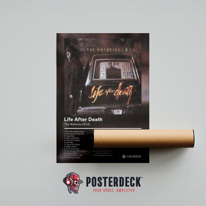 The Notorious B.I.G 'Life After Death' Album Poster