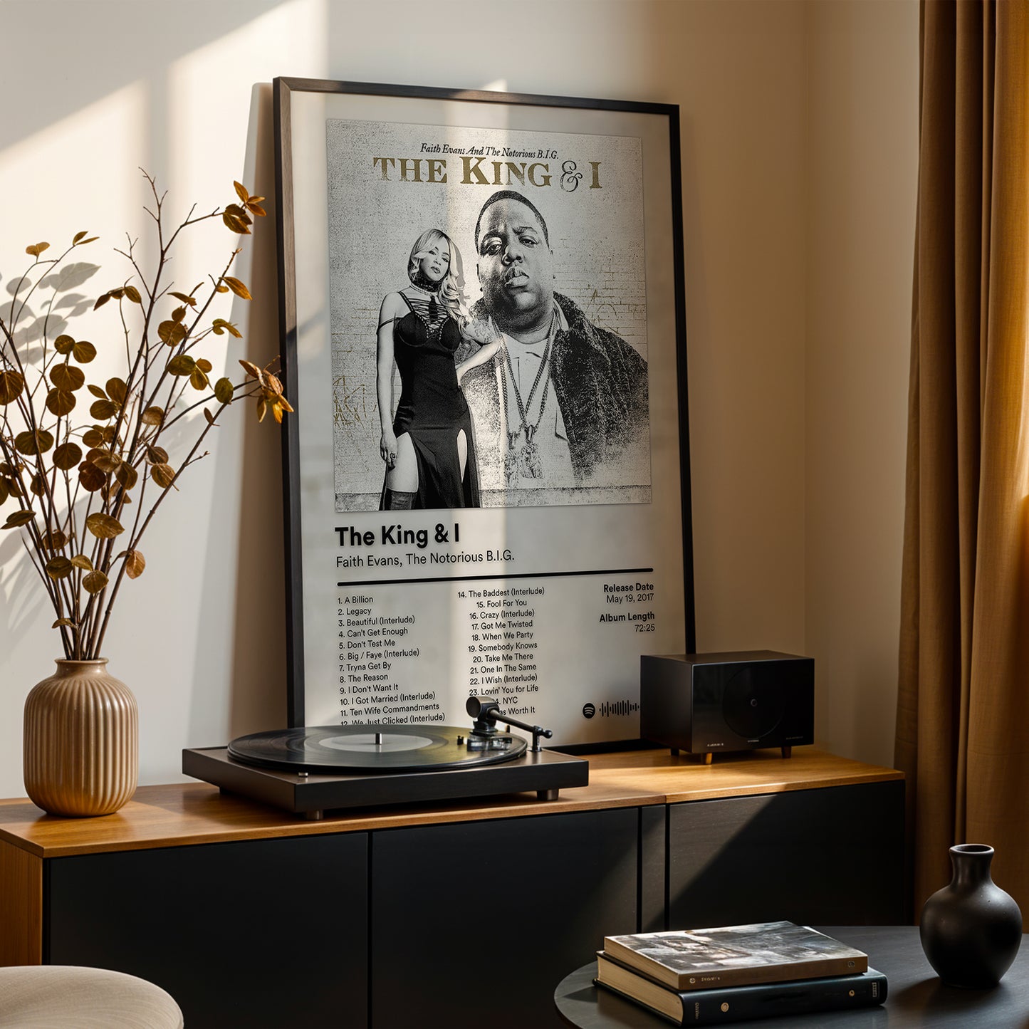 The Notorious B.I.G 'The King & I' Album Poster