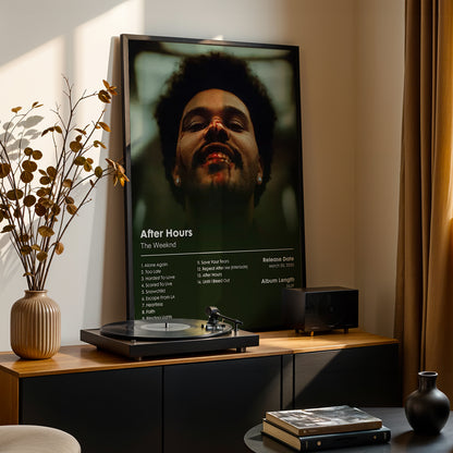 The Weeknd 'After Hours' Album Poster
