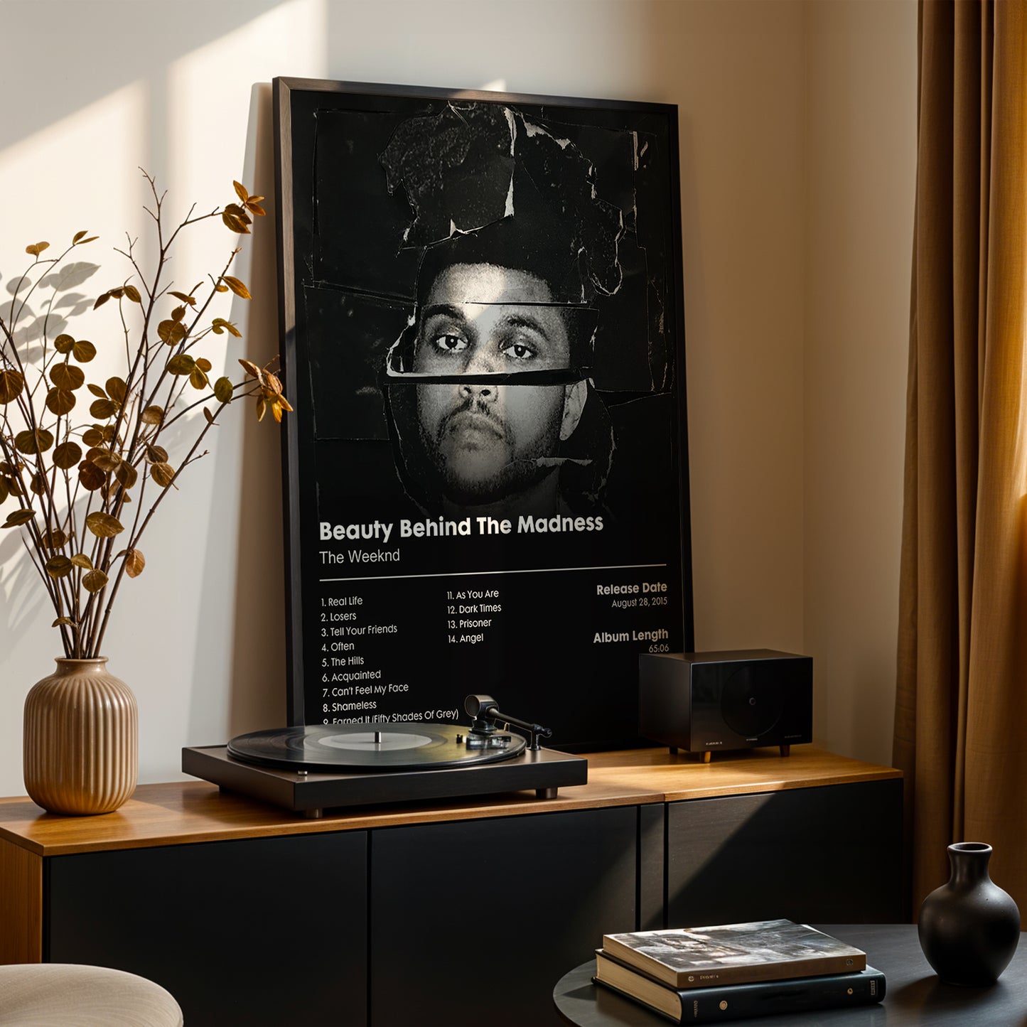 The Weeknd 'Beauty Behind The Madness' Album Poster