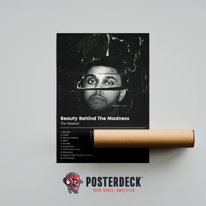 The Weeknd 'Beauty Behind The Madness' Album Poster