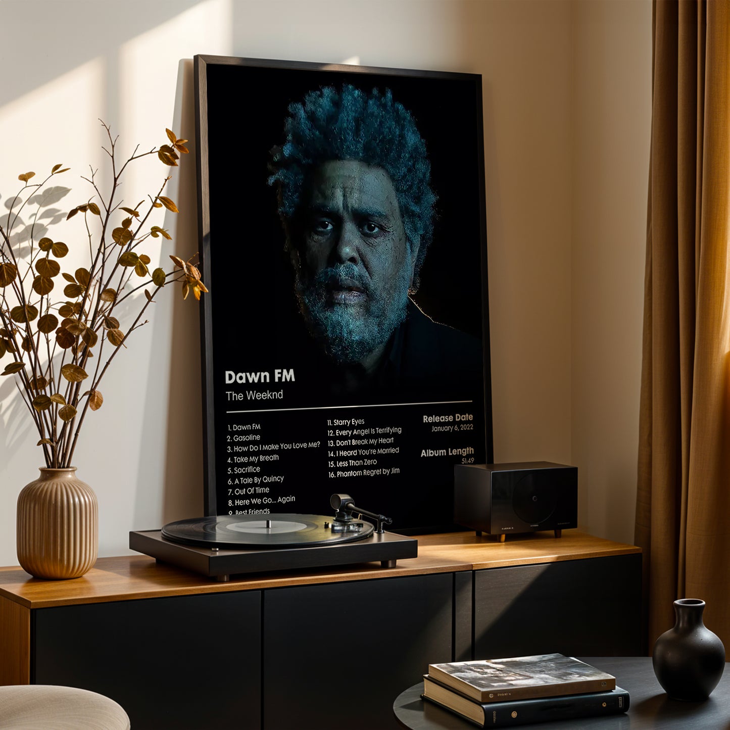 The Weeknd 'Dawn FM' Album Poster