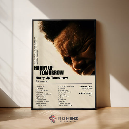 The Weeknd 'Hurry Up Tomorrow' Album Poster