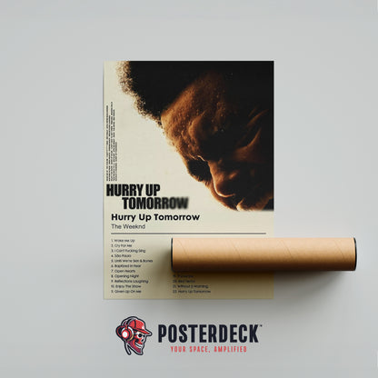 The Weeknd 'Hurry Up Tomorrow' Album Poster