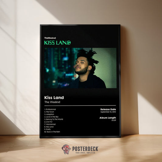 The Weeknd 'Kiss Land' Album Poster