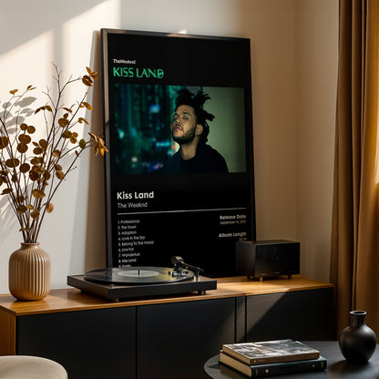 The Weeknd 'Kiss Land' Album Poster